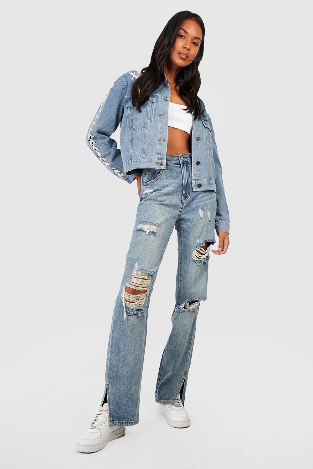 Boyfriend jacket clearance jeans